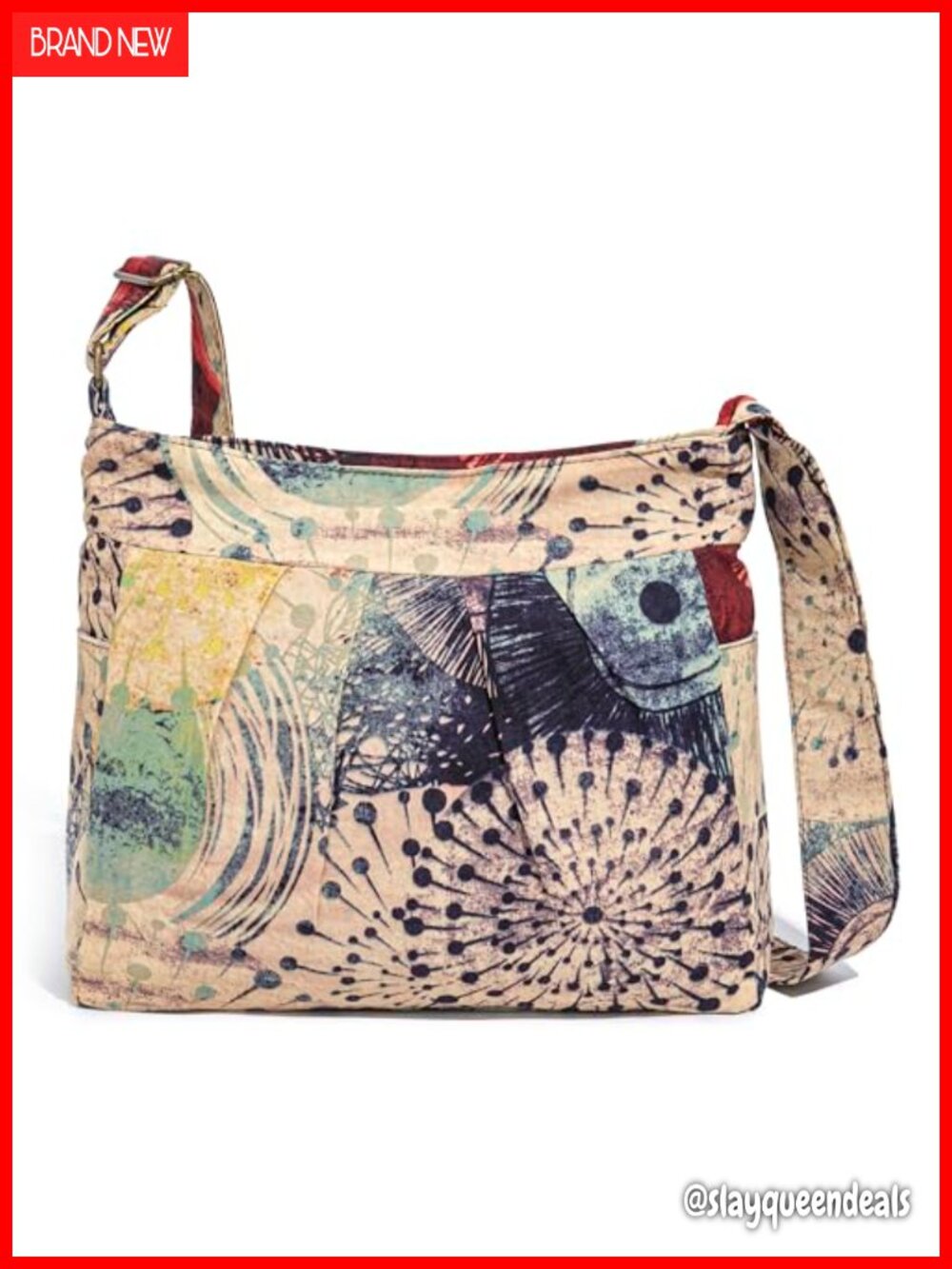 Retro Bohemian Canvas Crossbody Shoulder Bag Hobo Handbag